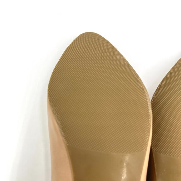 Trotters Womens Size 6.5 Beige‎ Nude Tan Leather Kitten Heels Pumps Shoes - Picture 10 of 14